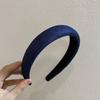 Coreano Retro Nicho Elegante Tela de Mezclilla Aro para el Cabello Simple Combinable Diadema Celebridad de Internet Clips para el Cabello Accesorios para el Cabello para Mujer