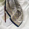 Bonita Bufanda Pequeña Estilo Ins de Corea del Sur Combinable a la Moda Primavera y Otoño Decorativa Bufanda Cuadrada Lazo para el Cabello Lazo para Bolsa Bufanda Delgada
