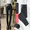 Calça jeans skinny cintura alta para mulheres, novo design outono 2026, calça lápis versátil de corte justo que emagrece