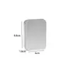 Caja Metálica de Plata Multiespecificación Dulces Regalo Unidad USB Insignia Almacenamiento Caja de Hierro Caja Vacía En Stock Mayoreo