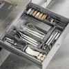 Cajón Incorporado Caja de Almacenamiento para Cosméticos Divisoria de Acrílico para Escritorio Caja de Almacenamiento para Productos de Cuidado de la Piel Caja de Almacenamiento Retráctil