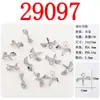 Accesorios de Aleación Joyería Mini Colgante de Hoja Única/Doble 3D Pulsera Pendientes Pulsera Joyería Dijes Al Por Mayor Ahora Disponibles