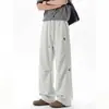 Pantalones de Chándal Charles con Estampado a Cuadros en Forma de Corazón, Patchwork, Unisex, Verano, Modernos, Resistentes, Versátiles, Pantalones Casuales con Efecto de Caída, Pantalones de Pierna Ancha