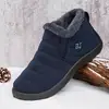 Zapatos de algodón invierno transfronterizos TEMU botas de nieve talla grande poliuretano más terciopelo engrosados botines protección contra el frío al aire libre cálidos zapatos de algodón