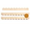 Patas Decorativas de Madera Onduladas Patas Decorativas de Madera DIY Patas de Madera con Borde Ondulado Decoración de Pared para el Hogar