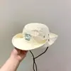 Chapéu de Pescador Bebê Coreano de Secagem Rápida Fino para Primavera e Verão Chapéu de Sol e Protetor Solar Chapéu Versátil para Viagem Chapéu de Montanhismo Chapéu de Acampamento Infantil