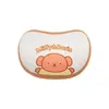 Almofada Cervical Autêntica Miffy de Espuma de Memória para Encosto de Cabeça de Carro, Almofada Lombar Respirável de Seda Gelada para Carro, Almofada Universal para Todas as Estações
