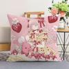Almofada de Sofá Ins Lolita Almofada de Sala de Estar Almofada de Cama Almofada de Encosto para Dormir Almofada de Encosto para Escritório Capa de Almofada Lombar para Carro