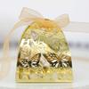 Caixa de doces de agradecimento de casamento refletiva prateada dupla face flor borboleta rosa caixa de doces Dia dos Namorados fábrica de Zhejiang em estoque