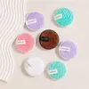 Em Estoque Transfronteiriço Abacaxi Grade Preguiçoso Limpeza Facial Esfoliante Esponja Redonda Removedora de Maquiagem Almofada Lavável Limpeza Dupla Face Atacado