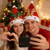 Chapéu de Decoração de Natal da Amazon 2026 Chapéu de Fantasia para Festa de Natal Adereço para Foto Chapéu com Gravata Borboleta de Rena de Natal