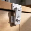 (Modelo Plano) Cerradura Giratoria Anti-Apertura para Puertas de Refrigerador y Gabinetes, Cerradura de Seguridad para Niños