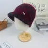 Gorro de Lana de Invierno para Mujer, Madre, Gorro de Punto Cálido y Engrosado para Personas Mayores, de Mediana Edad y Mayores, Forro de Lana de Pelo de Conejo, Moderno y Casual