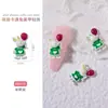 Liga de Zinco Fofa Desenho Animado Joias para Nail Art Cor Popular da Internet Tinta Spray Urso Coelho Rosa Decoração de Nail Art Acessórios