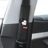 Suministros para coche caricatura funda para cinturón de seguridad cubierta protectora para hombro de seguridad alargada para hombres y mujeres lindo traje de decoración de coche Decoración interior