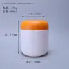 Venta al por mayor puntual Barril de polvo de 500 ml Botella de sal explosiva Lata de plástico de boca ancha Lata para polvo de reemplazo de comida Producto para el cuidado de la salud Lata sellada