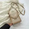 Bolso Cruzado de Moda Tendencia, Bolso Pequeño Fresco Tejido de Encaje, Bolso de Hombro para Mujer Moderno y Elegante