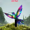 Decoraciones Acrílicas para Pájaros de Jardín al Aire Libre: Búhos, Urracas, Gaviotas, Pavos Reales, Loros, Decoraciones de Paisajismo para Jardín