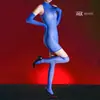 Saia bodycon 5D sem costura ultrafina de gola alta conjunto transparente para o corpo todo luvas sexy de cinco dedos meias acima do joelho