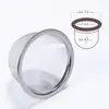 Colador de té Filtro de té Filtro para tetera Filtro de acero inoxidable Filtro de hojas de té Kung Fu Estilo japonés Pequeño Transparente