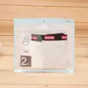 Nuevo en stock bolsa de embalaje para ropa interior hombres y mujeres paquete individual paquete de 2 bolsa de cadena con clip de cremallera autosellante
