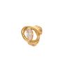 Anillo de Zirconia de Moda Estilo Ins Transfronterizo Otoño e Invierno Nuevo Exquisito Lujo Accesible Acero Inoxidable de Gama Alta Joyería de Mano Venta Directa
