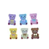 Cor AMOR Urso Acessórios de Resina Acessórios de Gel Creme Grampo de Cabelo Capinha de Celular DIY Material Artesanal Saco
