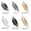 Anillo exterior de foco GU10 personalizado de fábrica, soporte de copa de lámpara MR16, carcasa de aluminio acrílico, carcasa de lámpara GU5.3