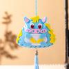 Festival de Mediados de Otoño Colgante del Zodiaco Bolsita Niños de Jardín de Infancia Costura DIY Kit de Materiales Divertidos Bolsa de la Suerte Pequeña Hecha a Mano Creativa