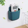 Caja de Almacenamiento para Teléfono Móvil Montada en Pared Estante de Almacenamiento para Control Remoto de TV y Aire Acondicionado Soporte de Carga para Teléfono Móvil de Mesita de Noche Colgador