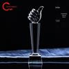 Fornecimento direto da fábrica troféu criativo polegar cristal troféu medalha equipe de honra individual Prêmio lembrança