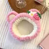 Faixa de Cabelo para Lavar o Rosto Nova Menina Coreia do Sul Maquiagem Máscara Faixa de Cabelo Especial Faixa de Cabelo Desenho Animado Fofo Carimbo de Cabelo Atacado