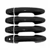 Adequado para 19 Modelos de Veículos Vios/Yaris Modificados, Cobertura Completa de Maçanetas Comuns, Carro com Volante à Direita, Acabamento Externo de ABS, Adesivos de Porta