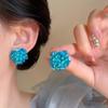 Vit Girl ~ Aretes Dulces Color Dopamina Aretes Exquisitos Aretes Pequeños Dulces Nuevos Aretes de Lujo Ligero