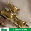 Imitação de pombo de aço inoxidável ao ar livre flor jardim pátio decorações abstrato imitação de pássaro de cobre simulação animal gramado ornamentos