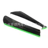 Ángulo de wrap trasero de fibra de carbono modificado para coche transfronterizo, ángulo pequeño de wrap trasero, ángulo de wrap trasero universal, pala trasera, ángulo de wrap trasero, labio trasero, alerón trasero