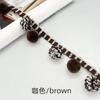 Cortina de Pompones Grandes de Moda con Flecos de Encaje y Borlas de Felpa para Dobladillo Decorativo DIY