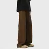 Pantalones de Marca Trendy Estilo Japonés Cleanfit para Hombre Primavera Verano Algodón Puro Holgados Pierna Ancha Rectos Ropa de Trabajo Versátiles Casuales Pantalones Largos