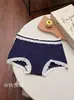 "Maillard Outono e Inverno" Novo Modelo 2025 100% Algodão 10A Boxer Antibacteriano Feminino, Roupa Íntima Feminina Quente de Algodão Puro Antibacteriana