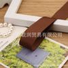 Fita Ruixin Brilhante Fita de Algodão Poliéster Material para Artesanato DIY Acessórios de Vestuário Fita de Algodão Cor Sólida Fita