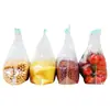 Bolsa de conservación de alimentos frescos, bolsa sellada, gruesa, de grado alimenticio para el hogar, para refrigerador, congelación, bolsa de plástico especial con cierre de cinta y sellado.