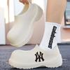 Pantuflas EVA para Hombre Exterior Moda Zapatos para Aumentar la Altura Verano Combinación con Todo Pareja Casual Baotou Playa Slip-on