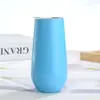 Amazon Artículos Esenciales Copa de Champaña Acero Inoxidable Copa de Vino Tinto Copa de Cerveza 6oz Copa de Vino con Aislamiento al Vacío Taza de Cáscara de Huevo