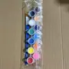 Pintura Acrílica de 3ml 12 Colores Vinilo Yeso Muñeco Colorear DIY Graffiti Rayas Venta al por Mayor Muñeco de Yeso Pintura Acrílica