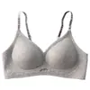 Ropa interior de hilo suave sin aros, de soporte suave, color nude, cómoda y versátil, sujetador push-up fino de soporte suave