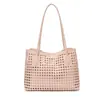 Nuevo Bolso de Hombro Tejido Minimalista de Nicho, Bolso de Mano tipo Canasta Versátil de Moda, Bolso de Axila de Gama Alta para Mujer
