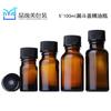 Frasco de aceite esencial 10ml frasco de aceite esencial 5~100ml tapa embudo subenvasado de vidrio para aceite esencial tapa de baquelita