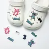 Acessórios de decoração de sapatos DIY para Crocs, fivelas decorativas fofas de pelúcia 3D de desenhos animados, leão e gato do zoológico para a superfície do sapato