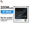Adecuado para Batería de Teléfono Móvil Samsung B740Ac-B740Ae B740Ac/S4 Zoom/C101/C1010/C105