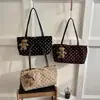Bolso de mano retro con estampado de leopardo Maillard, un bolso de hombro moderno y versátil para mujer, con gran capacidad, adecuado para llevar en el brazo o debajo del brazo, y perfecto para ir al trabajo
